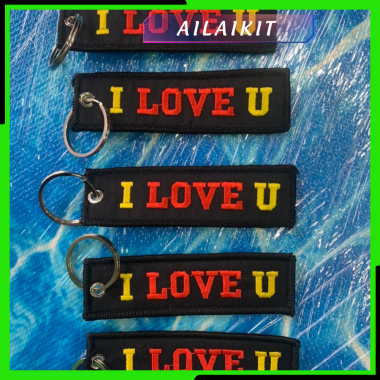 Móc Khóa Truyền Động Lực Hàng Độc Thêu Vi tính Hàng Lưu Niệm Đáng Yêu Ailaikit