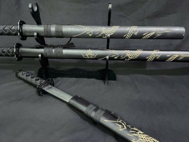 KIẾM KATA - BỘ 3 KIẾM THẲNG | Kiếm KATANA, Kiếm Nhật, Bộ 3 kiếm KATA Loại Thẳng nhập khẩu