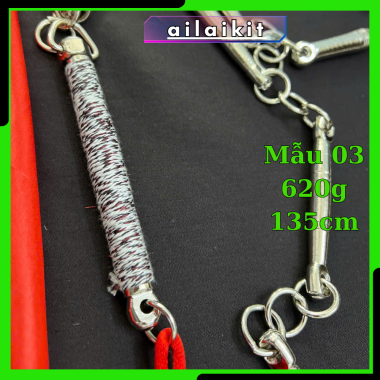 Nhuyễn Tiên Inox 9 Khúc Tập Võ Cổ Truyền Cửu Tiết Tiên AILAIKIT