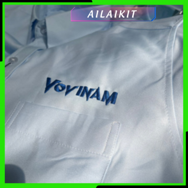 Áo trọng tài Vovinam, áo sơ mi tay dài Thêu chữ Vovinam , Ailaikit