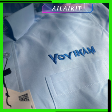 Áo trọng tài Vovinam, áo sơ mi tay dài Thêu chữ Vovinam , Ailaikit