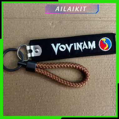 {Móc khóa Vovinam vải đen } mẫu đặc biệt Thêu Vi Tính  Ailaikit Hàng Lưu Niệm Rẻ Xinh Võ Thuật
