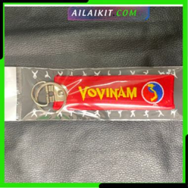 Móc Khóa Vải Thêu Môn Vovinam Xanh-Đỏ-Vàng  Ailaikit