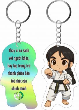 Móc khóa Túi Mù Vovinam Karate Taekwondo Võ Cô truyền - Ailaikit