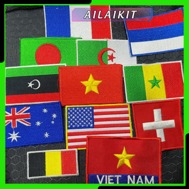 LOGO THÊU CÁC MÔN VÕ, LOGO CÁC CÂU LẠC BỘ, CỜ CÁC QUỐC GIA | Các loại logo thêu may vào áo, logo thêu theo ý khách,..