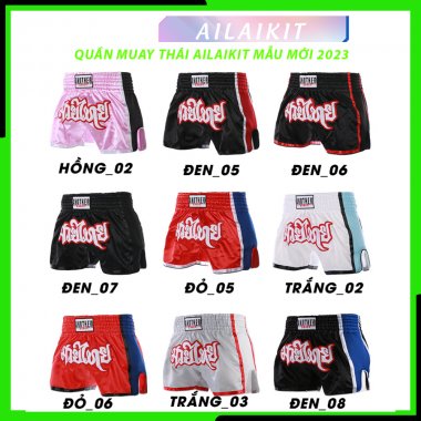 Quần Muay Thái Cao Cấp Ailaikit Quần Tập Võ Võ Cổ Truyền