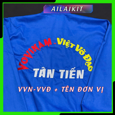 IN THÊU VÕ PHỤC, ÁO THUN CLB THEO YÊU CẦU | In Thêu tên clb, tên đơn vị, thêu logo lên võ phục theo yêu cầu