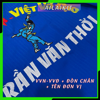 IN THÊU VÕ PHỤC, ÁO THUN CLB THEO YÊU CẦU | In Thêu tên clb, tên đơn vị, thêu logo lên võ phục theo yêu cầu