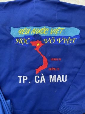 IN THÊU VÕ PHỤC, ÁO THUN CLB THEO YÊU CẦU | In Thêu tên clb, tên đơn vị, thêu logo lên võ phục theo yêu cầu