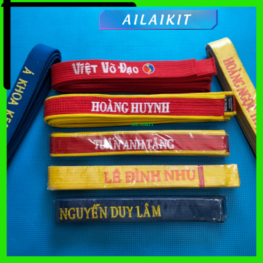 Đai Loại Tốt Thêu Theo ý Khách