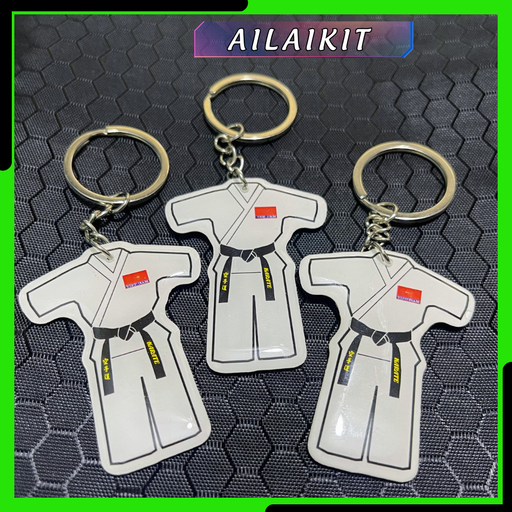 MÓC KHÓA VÕ PHỤC KARATE - MÓC KHÓA VÕ THUẬT | MÓC KHÓA CUTE, QUÀ LƯU NIỆM VÕ THUẬT - ailaikit