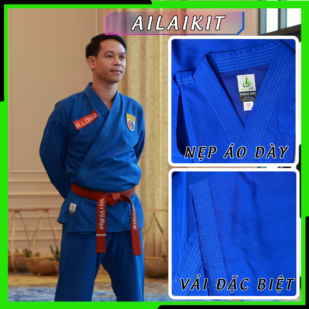 Võ Phục Vovinam- Vải Sọc Hàng Cao Cấp (Đồng Phục)