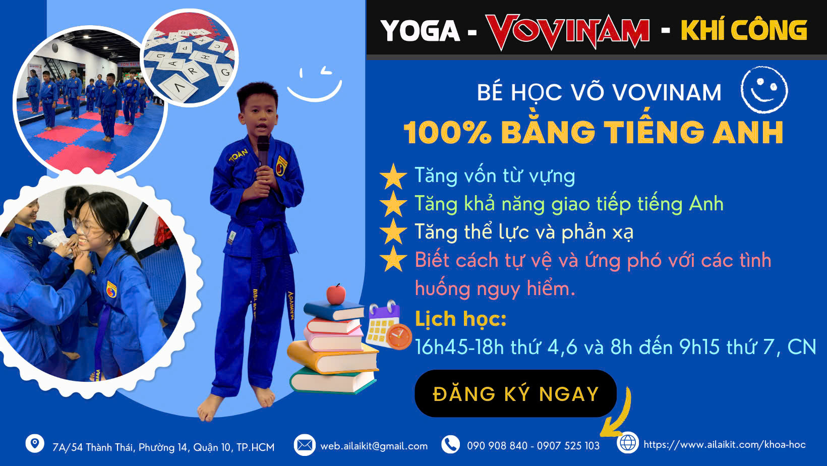 LỚP VOVINAM TIẾNG ANH